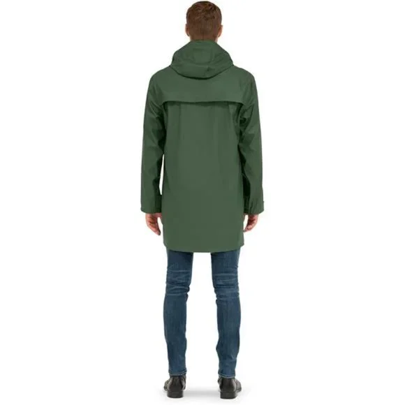 Rain JacketWaterproof, Windproof, Long Raincoat with Hood for Men